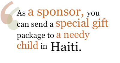 Send your sponsored child a gift in Haiti!