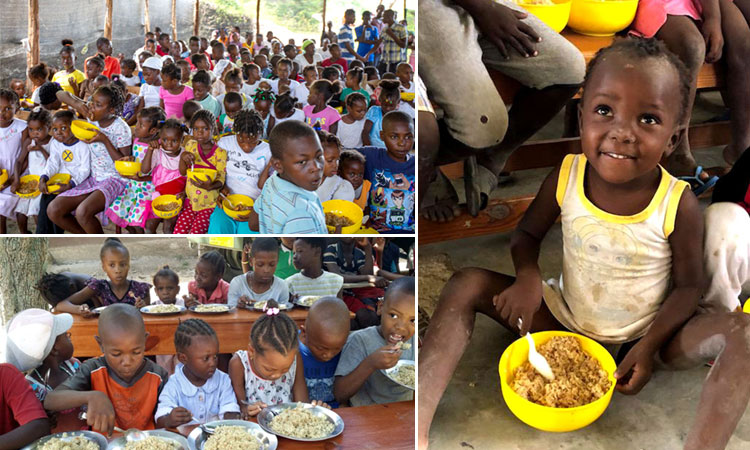 Feeding Children in Haiti:  1-17-19  10:40 AM