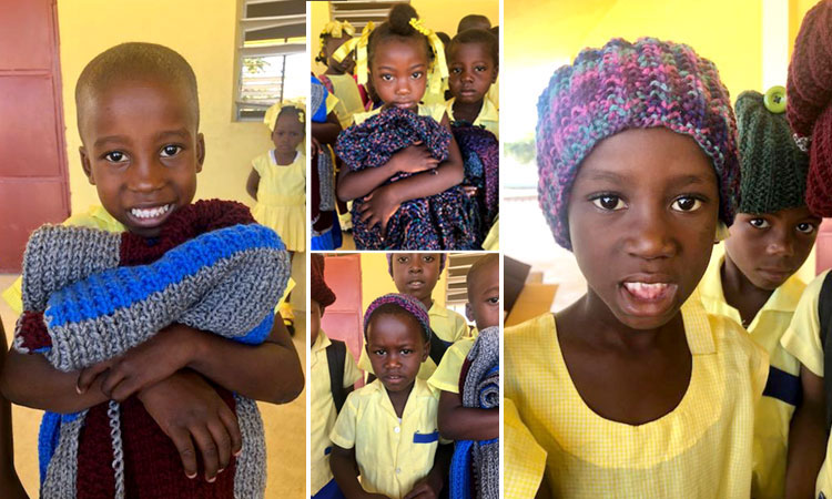 Knitted Hats and Quilts for the Poor Children:  1-25-19  8:15 AM