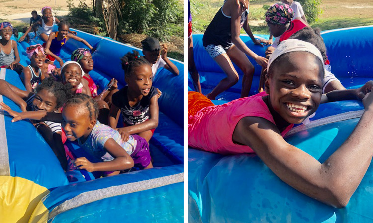 Playing on the Slip ‘N Slide:  2-16-19  6:00 PM