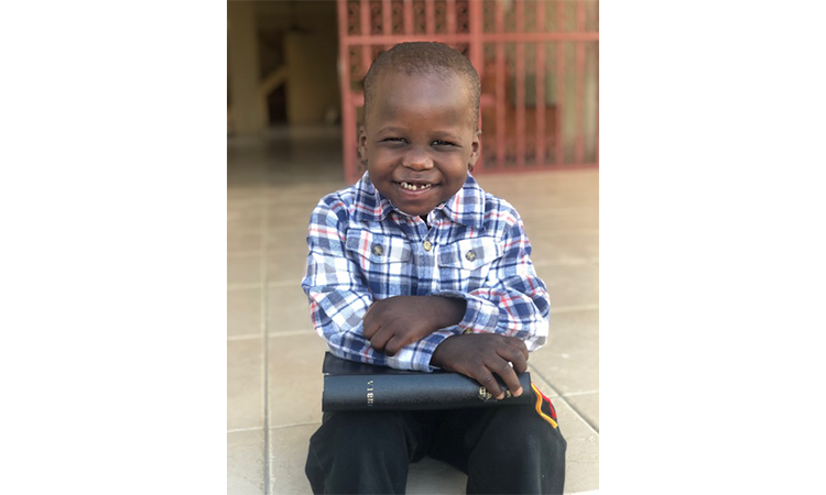 Noah is All Dressed Up for Church: 3-17-19 10:00 AM