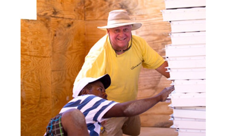 Mark Ostrander in Haiti