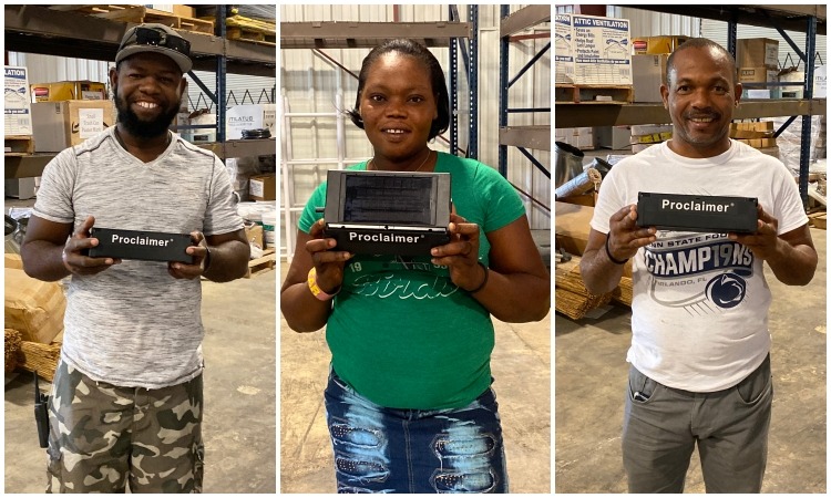 Sharing Proclaimer Bibles