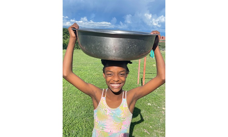 Everything on Her Head!